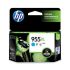 HP L0S63AA 955XL Original Ink Cartridge - High Yield, Cyan
